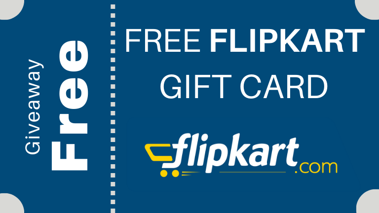 free flipkart gift card