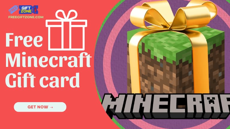 free minecraft gift card