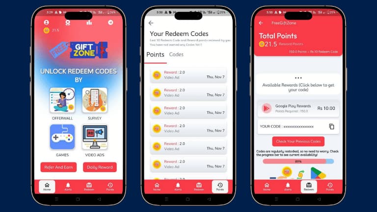 Freegiftzone-app-features Where to Get Free Gift Cards: Top Apps and How FreeGiftZone.in Makes It Easy