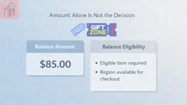 Balance Eligibility Versus Balance Amount