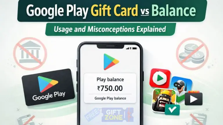 Gift Card Code vs Google Play Balance Explained Calmly